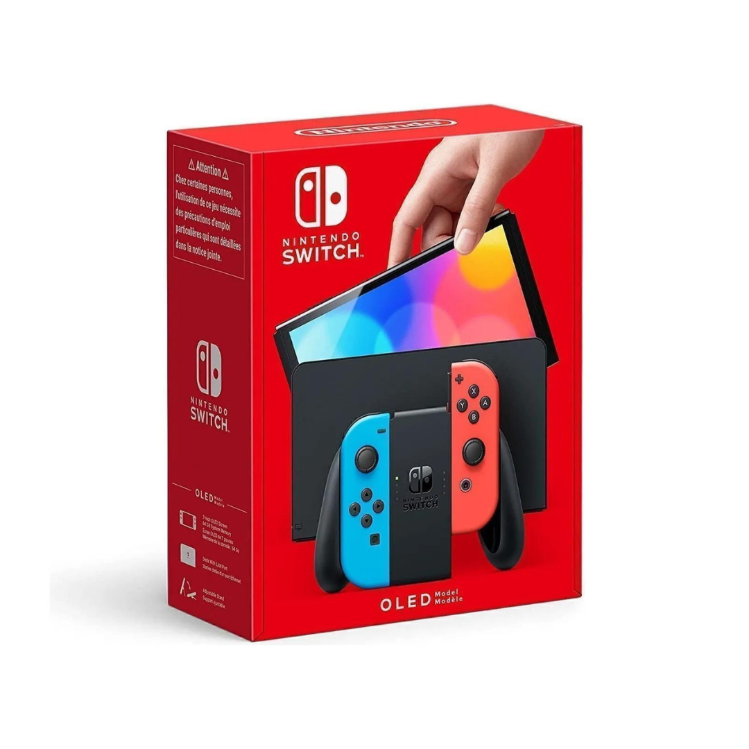 Nintendo Switch OLED Kırmızı Mavi Oyun Konsolu 64 GB