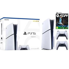 Sony PS5 1 TB Slim CD'li Oyun Konsolu + 2. PS5 Kol + PS5 Fifa 24 / FC 24