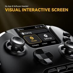 Manba One Kablosuz Gamepad (Siyah – 2. Nesil) | Ekranlı Bluetooth Oyun Kumandası
