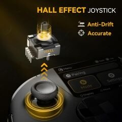 Manba One Kablosuz Gamepad (Siyah – 2. Nesil) | Ekranlı Bluetooth Oyun Kumandası