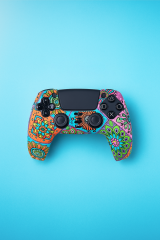 PS5 Uyumlu Silikon Kılıf - Etnik