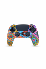 PS5 Uyumlu Silikon Kılıf - Etnik