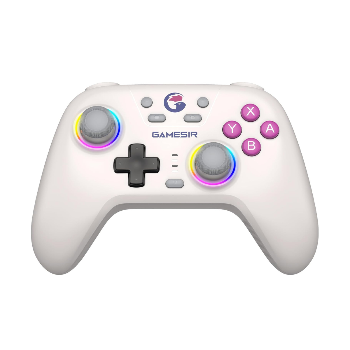 GameSir Nova Serisi Kablosuz Oyun Kolu | RGB Işıklı, PC – Android – iOS – Nintendo Switch Uyumlu (White)