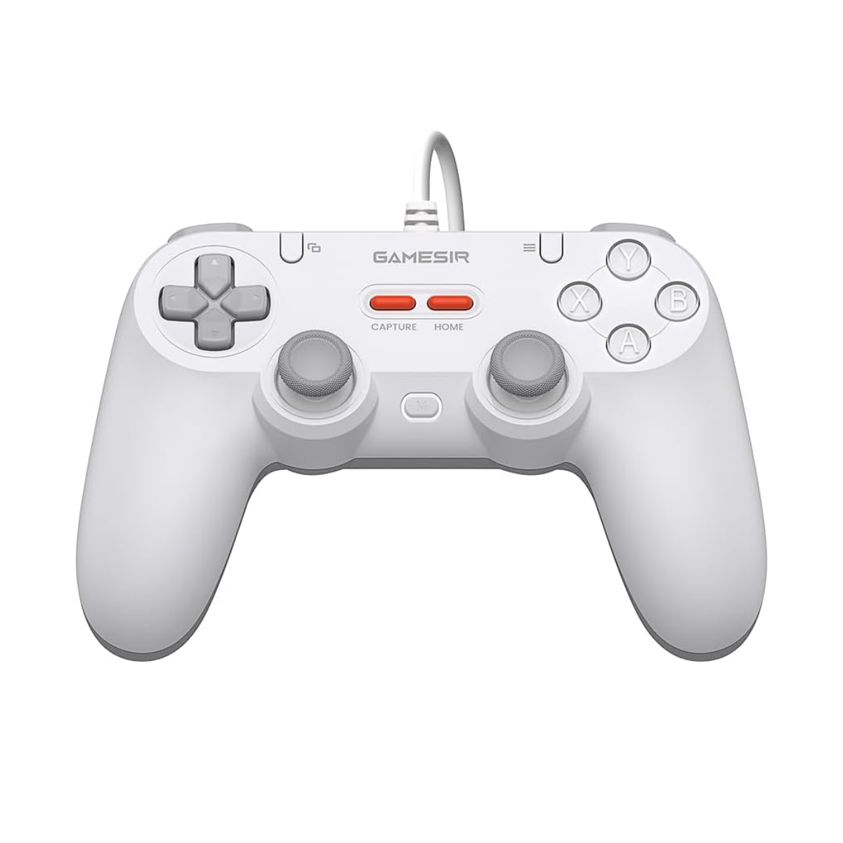 GameSir Tegenaria Lite Kablolu Oyun Kolu - Switch, Android, iOS, PC, Steam Uyumlu (Serene White)