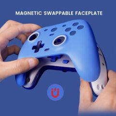 GameSir G7 SE Kablolu Lisanslı Xbox/PC Oyun Kolu | Hall-Effect Stick, Manyetik Faceplate (Dynamic Blue)