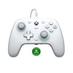 GameSir G7 SE Kablolu Lisanslı Xbox/PC Oyun Kolu | Hall-Effect Stick, Manyetik Faceplate (White)