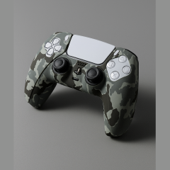 PS5 Dualsense Uyumlu Silikon Kol Kılıfı -  Ice Camo
