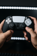 PS5 Dualsense Uyumlu Silikon Kol Kılıfı -  Black Titan