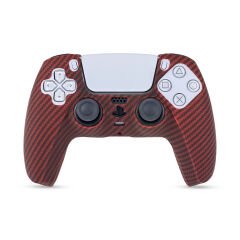 PS5 Dualsense Uyumlu Silikon Kol Kılıfı -  Red Titan