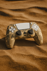PS5 Dualsense Uyumlu Silikon Kol Kılıfı - Sand Viper