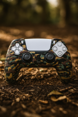 PS5 Dualsense Uyumlu Silikon Kol Kılıfı -  Battlefield Camo